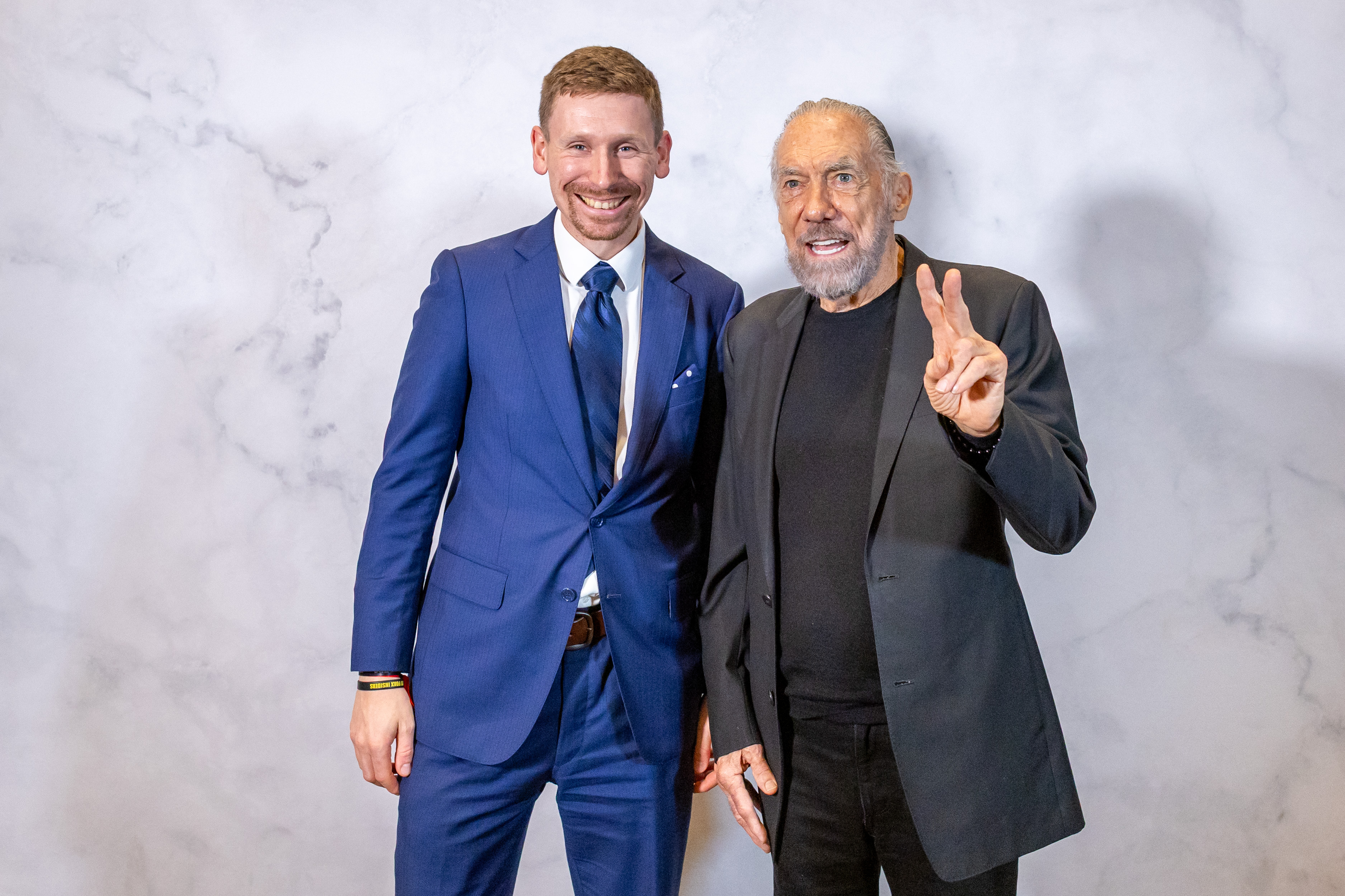 Vincent Hovorka with John Paul DeJoria